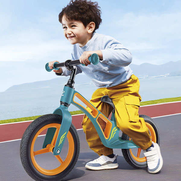 Balance Bike in lega di magnesio, Blu petrolio