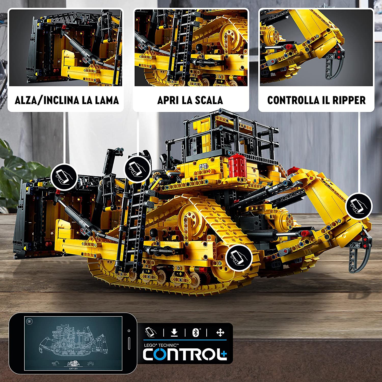 Bulldozer Cat® D11 controllato da app