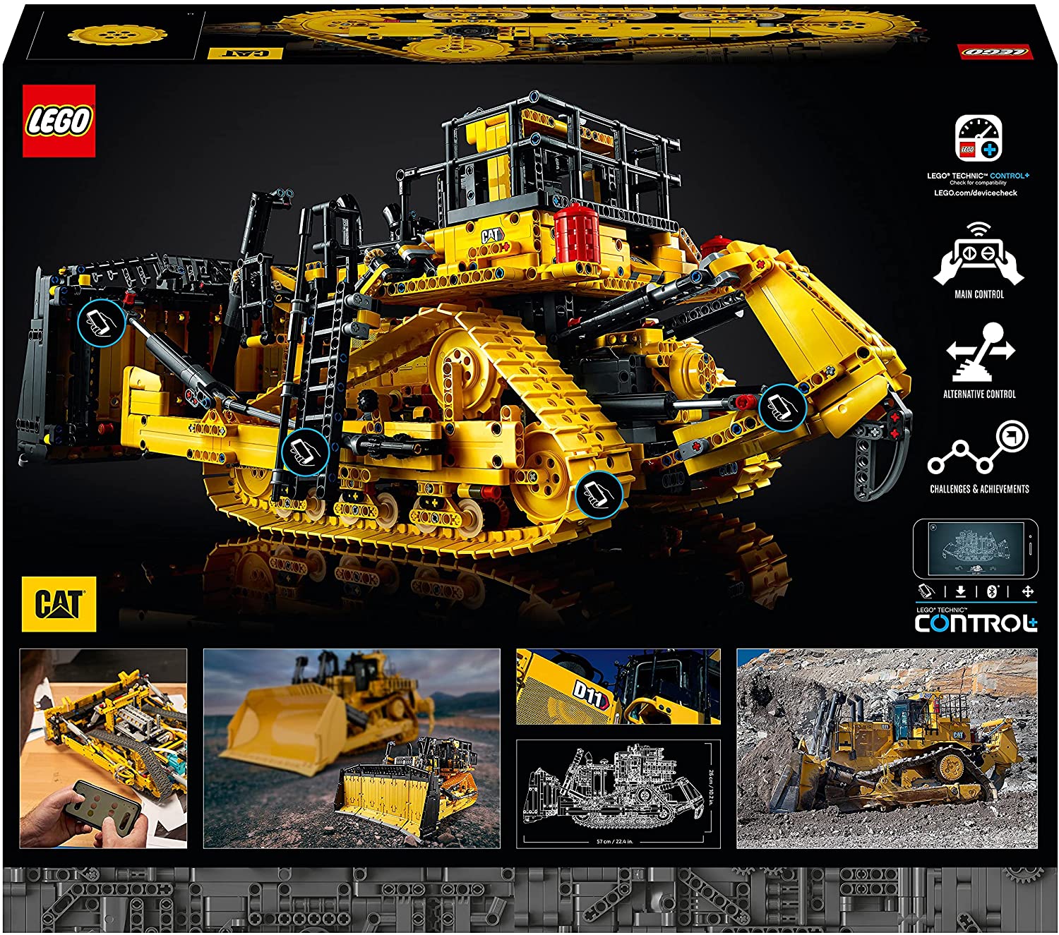 Bulldozer Cat® D11 controllato da app