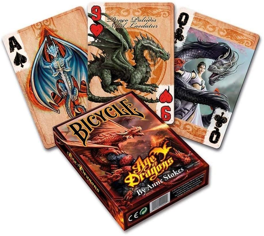 Bicycle Playing cards Age of Dragons by Anne Stokes