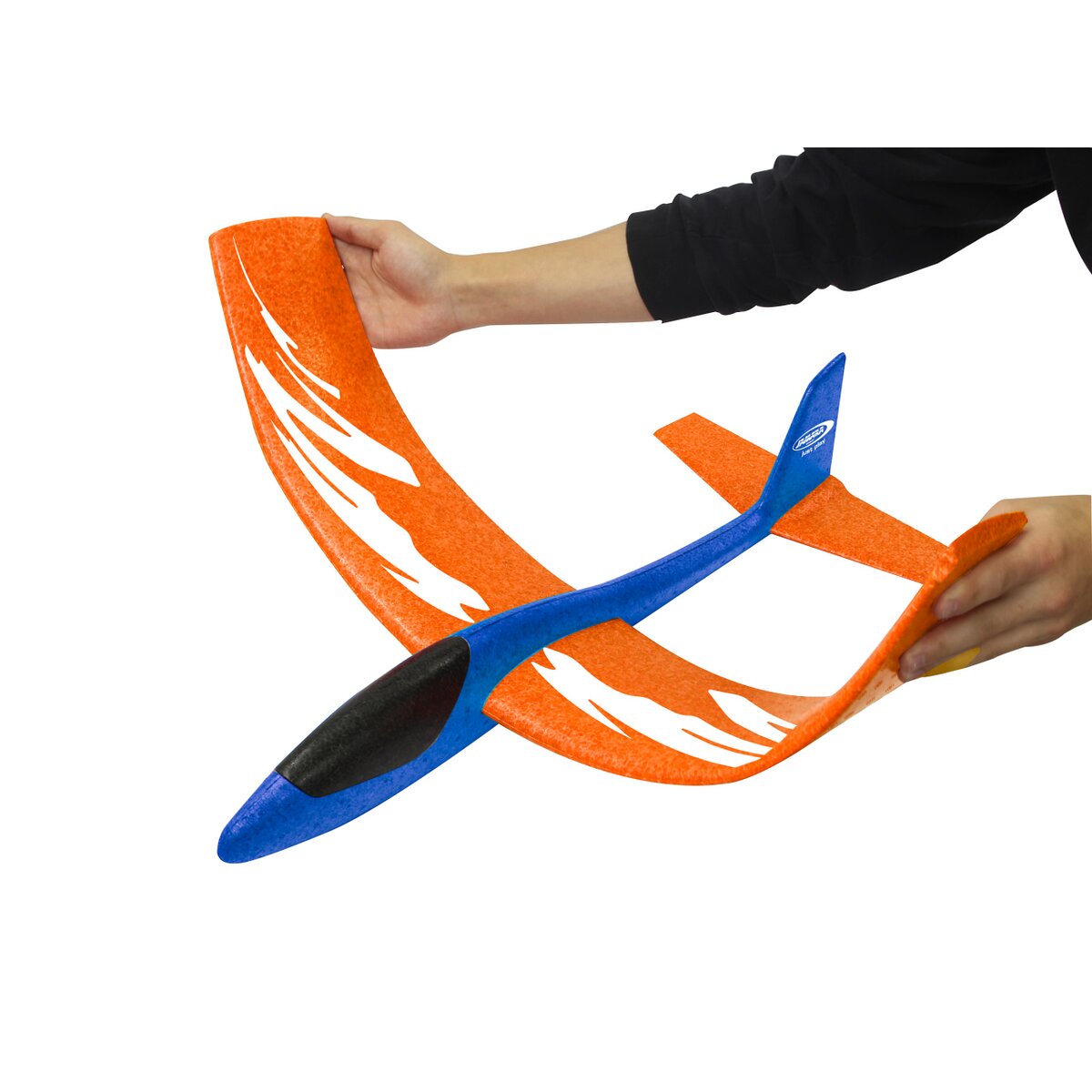 Pilo XL Aliante in schiuma EPP Ala arancione Fusoliera blu