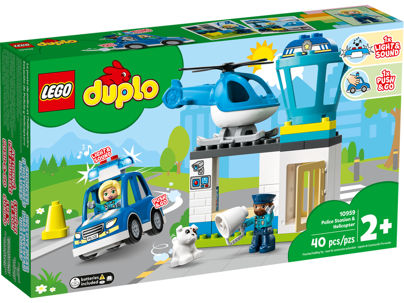 Stazione di Polizia ed elicottero duplo