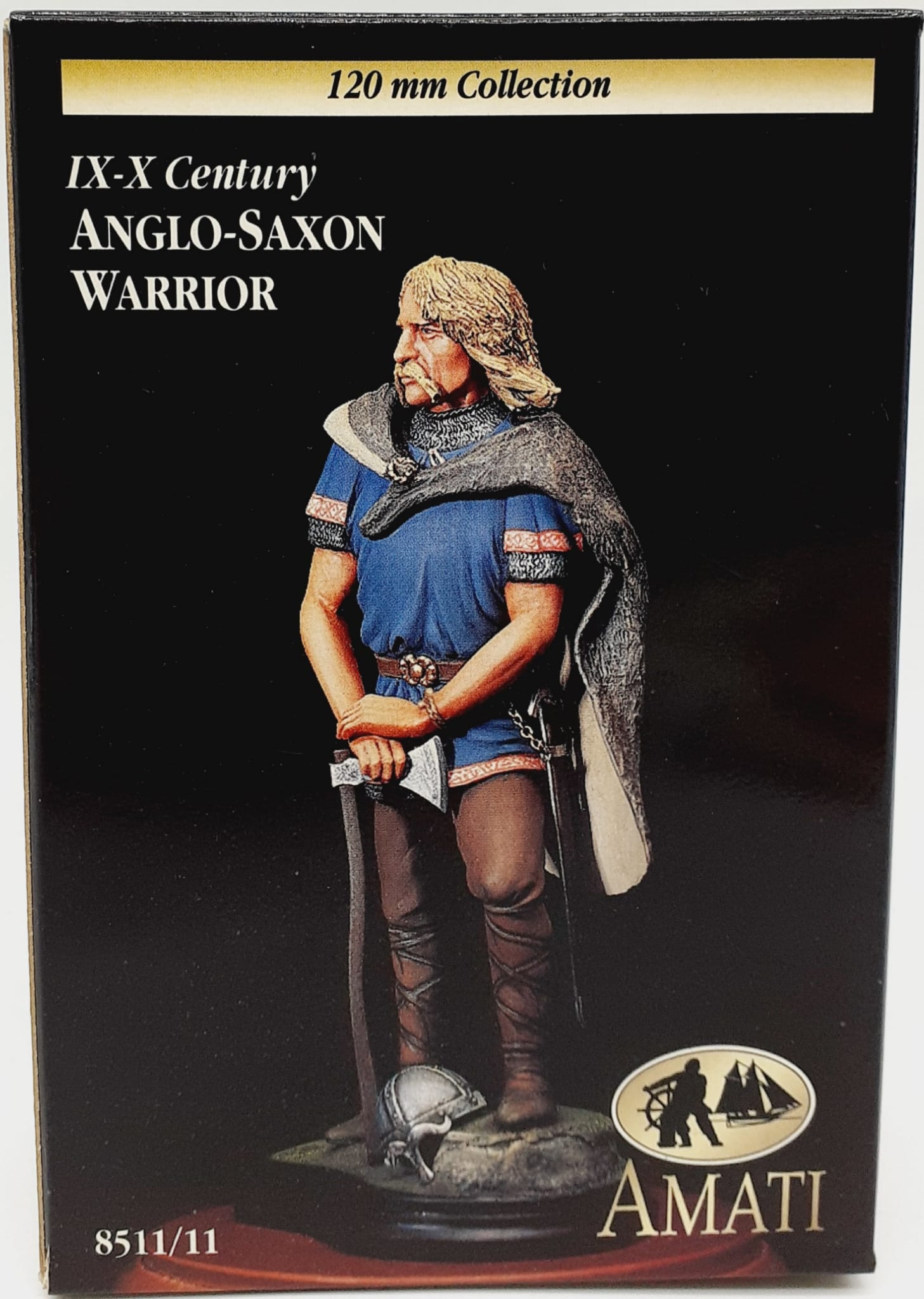 guerriero anglo-sassone IX-X 120mm in kit