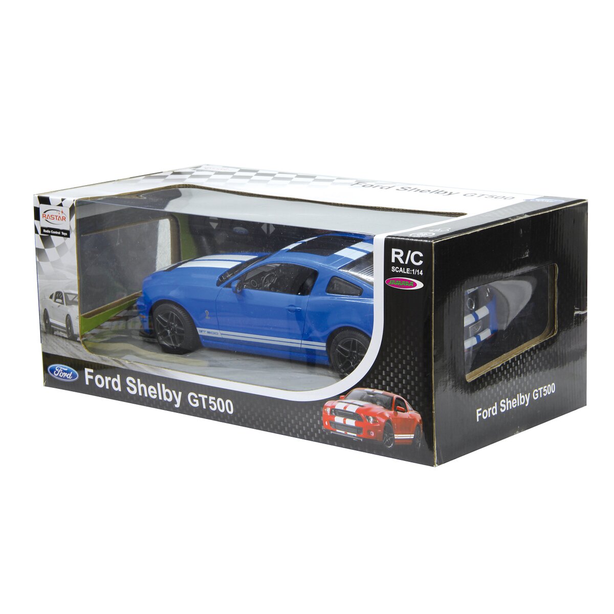 Ford Shelby GT500 1:14 blu 2,4GHz