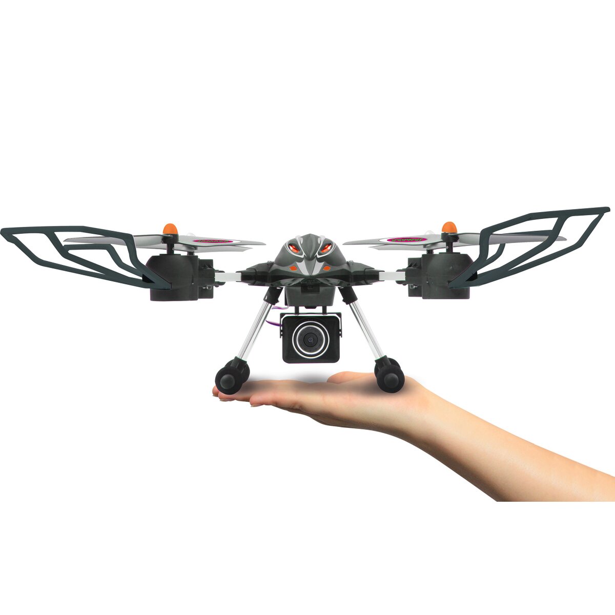 Oberon Altitude Drone HD Bussola Turbo nero/rosso