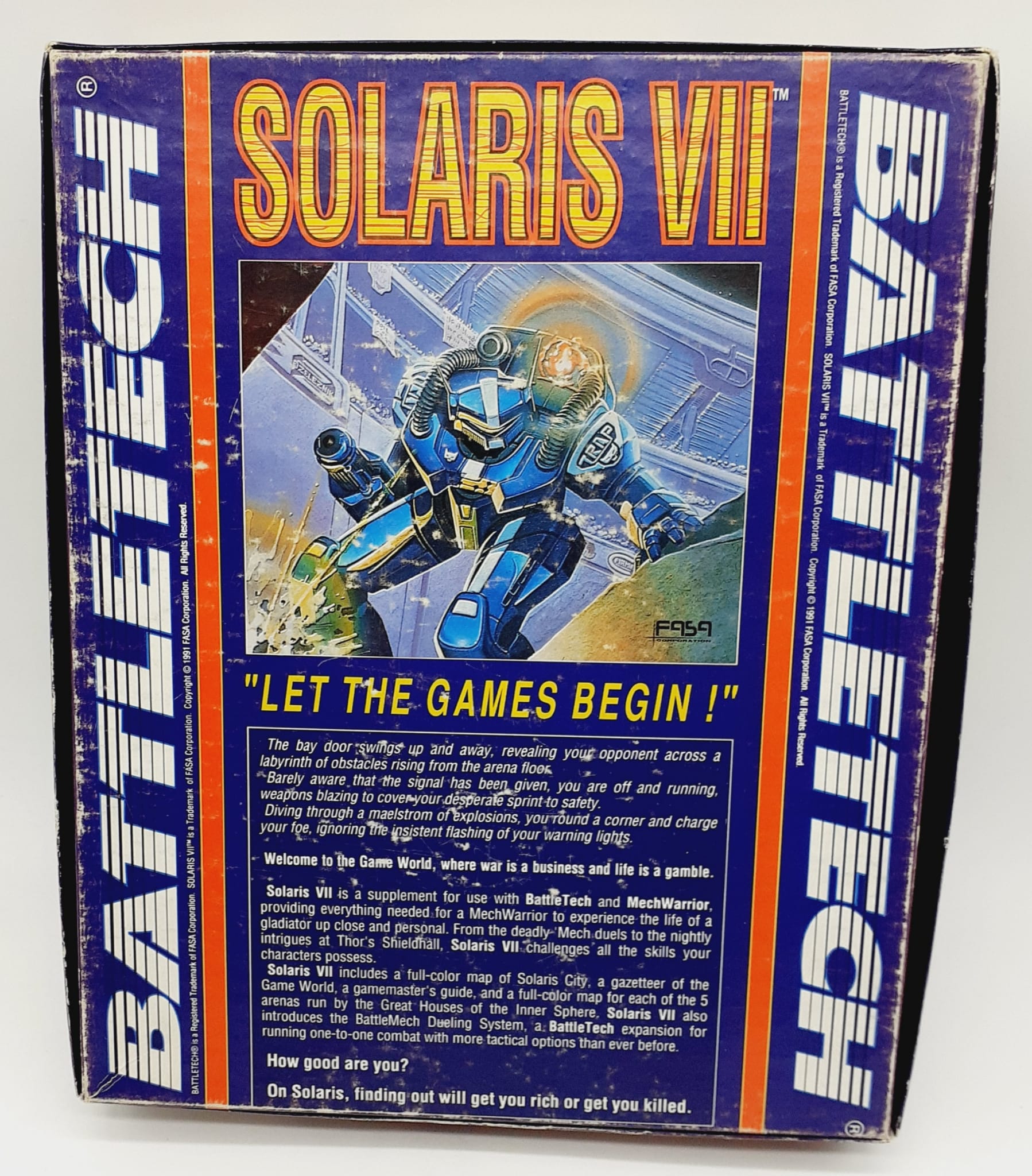 Battletech 1660 - Solaris VII - the game world