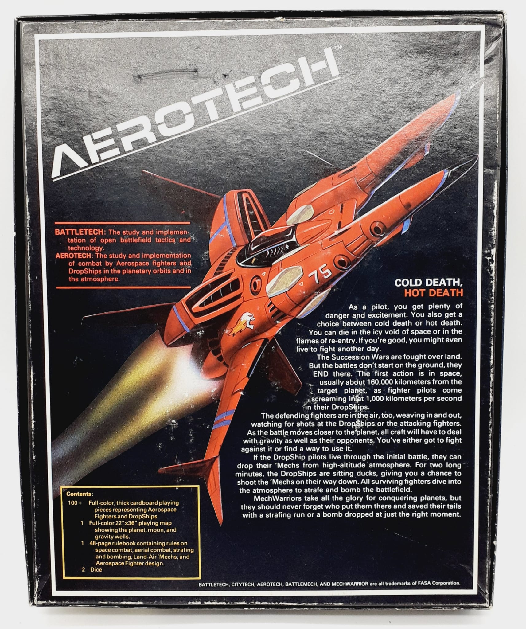 Aerotech the battletech game of fighter combat