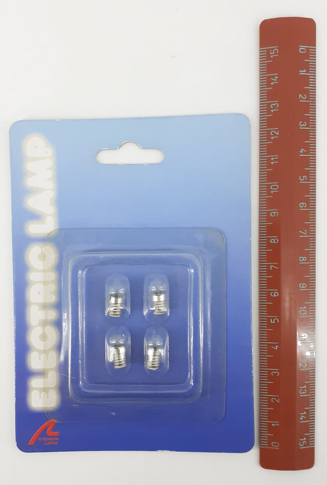 4 mini lampadine rotonde