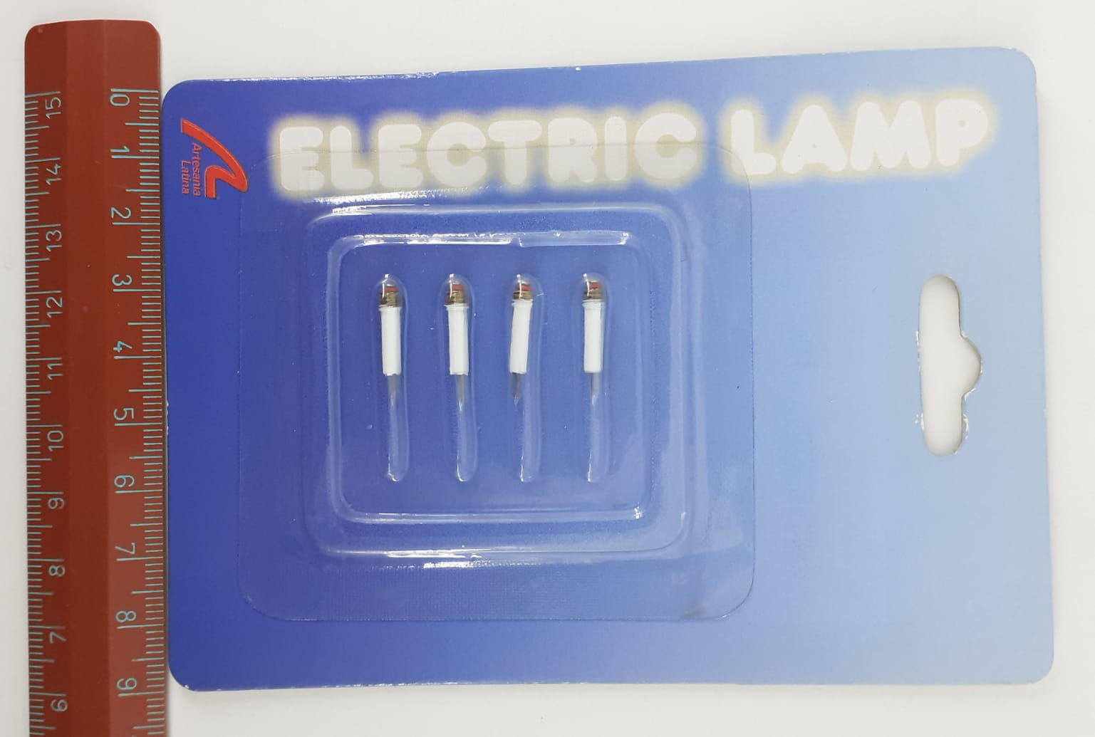 4 mini lampadine a forma di candela