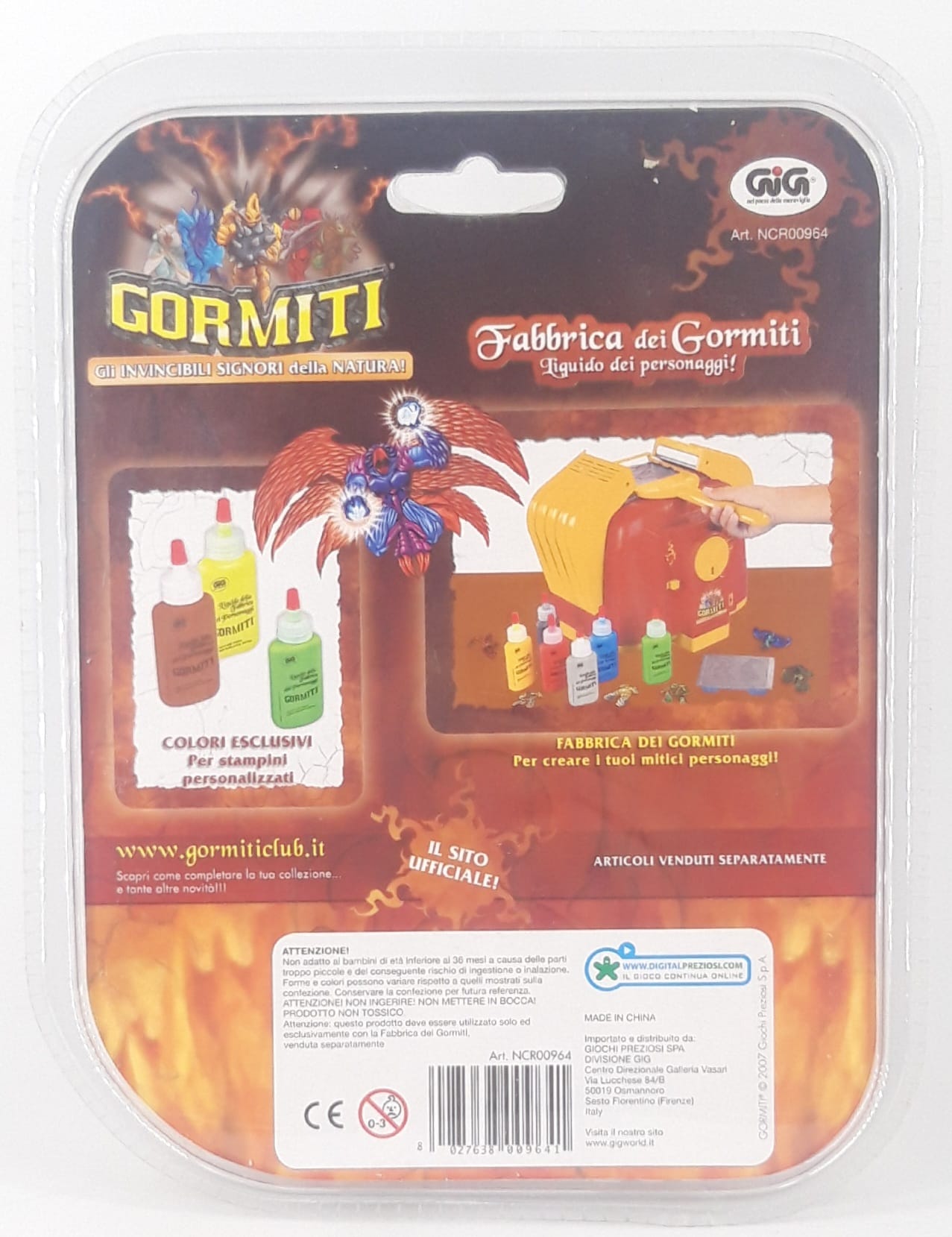 Liquido fabbrica gormiti