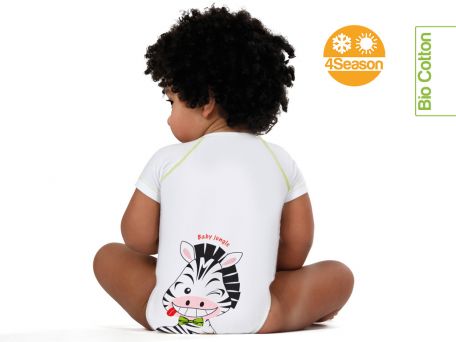 zebra  body  0-36m bio cotton 4season Jungle