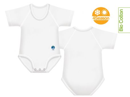 body  bianco 0-36m bio cotton 4season