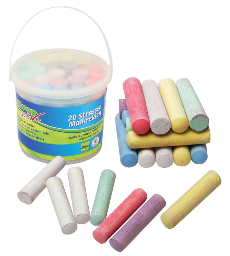 barattolo gessi stradali 20pz