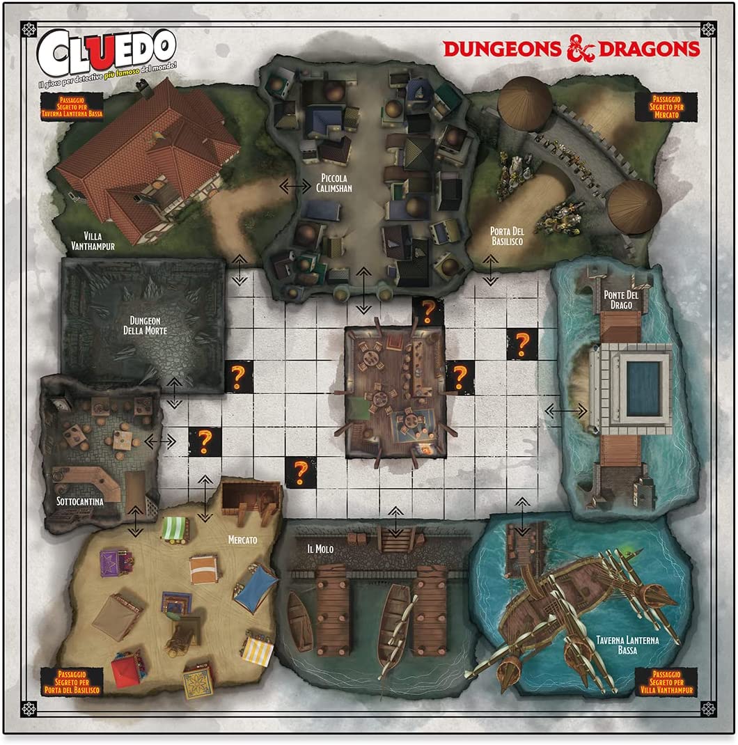 Cluedo Dungeons and Dragons