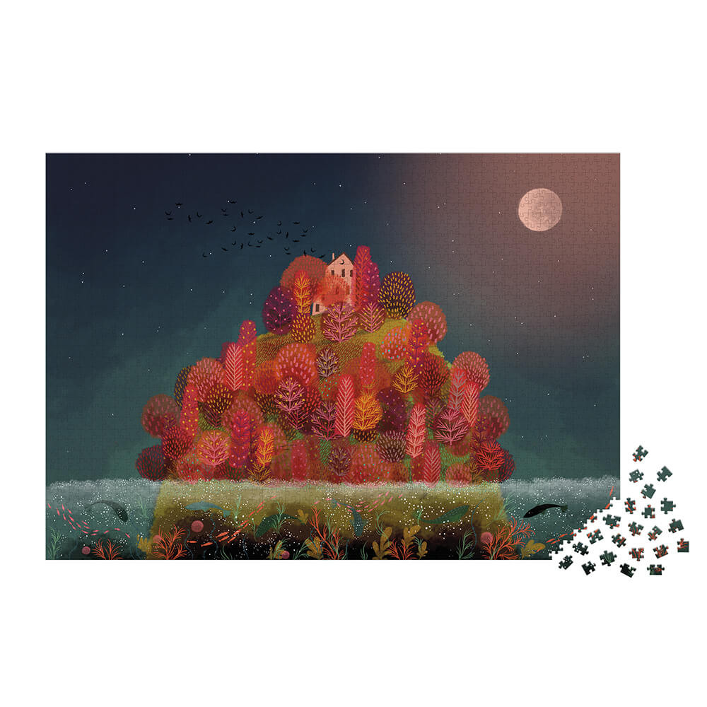 Puzzle autunno rosso 2000pz