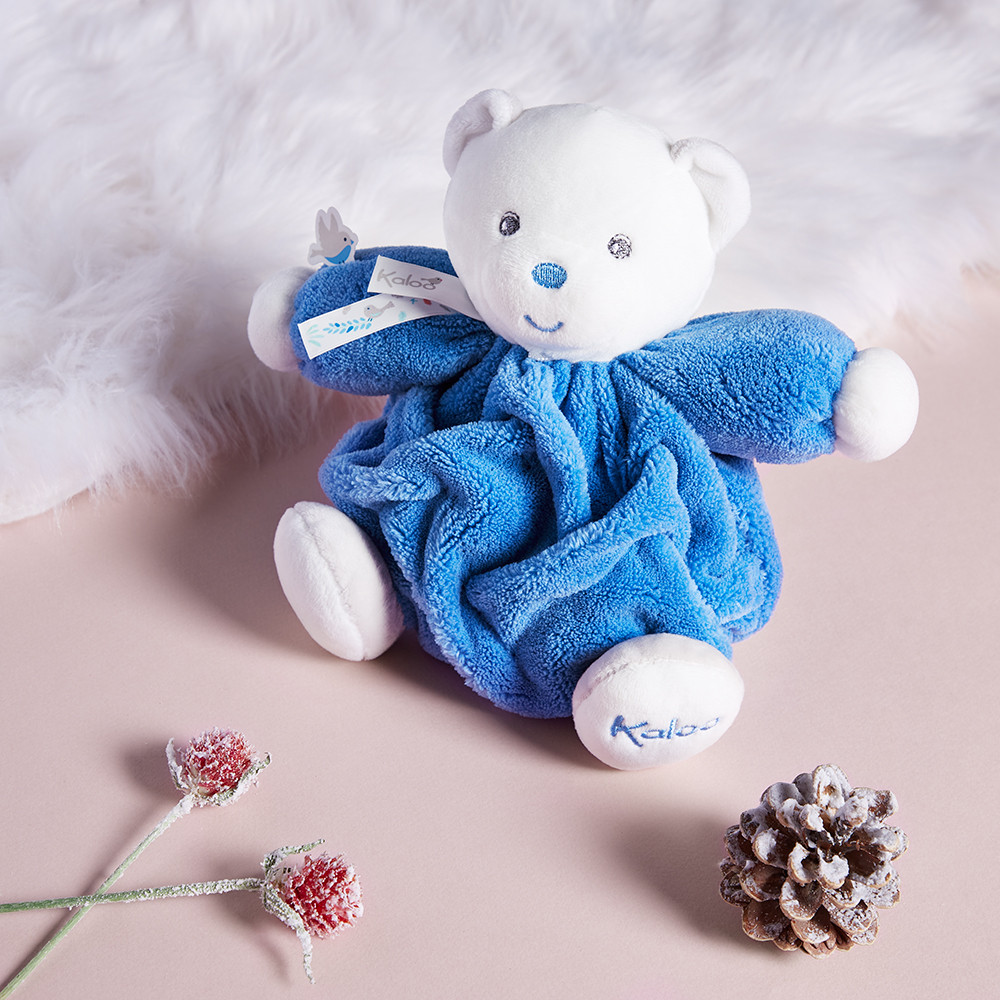 orsetto peluche blu oceano