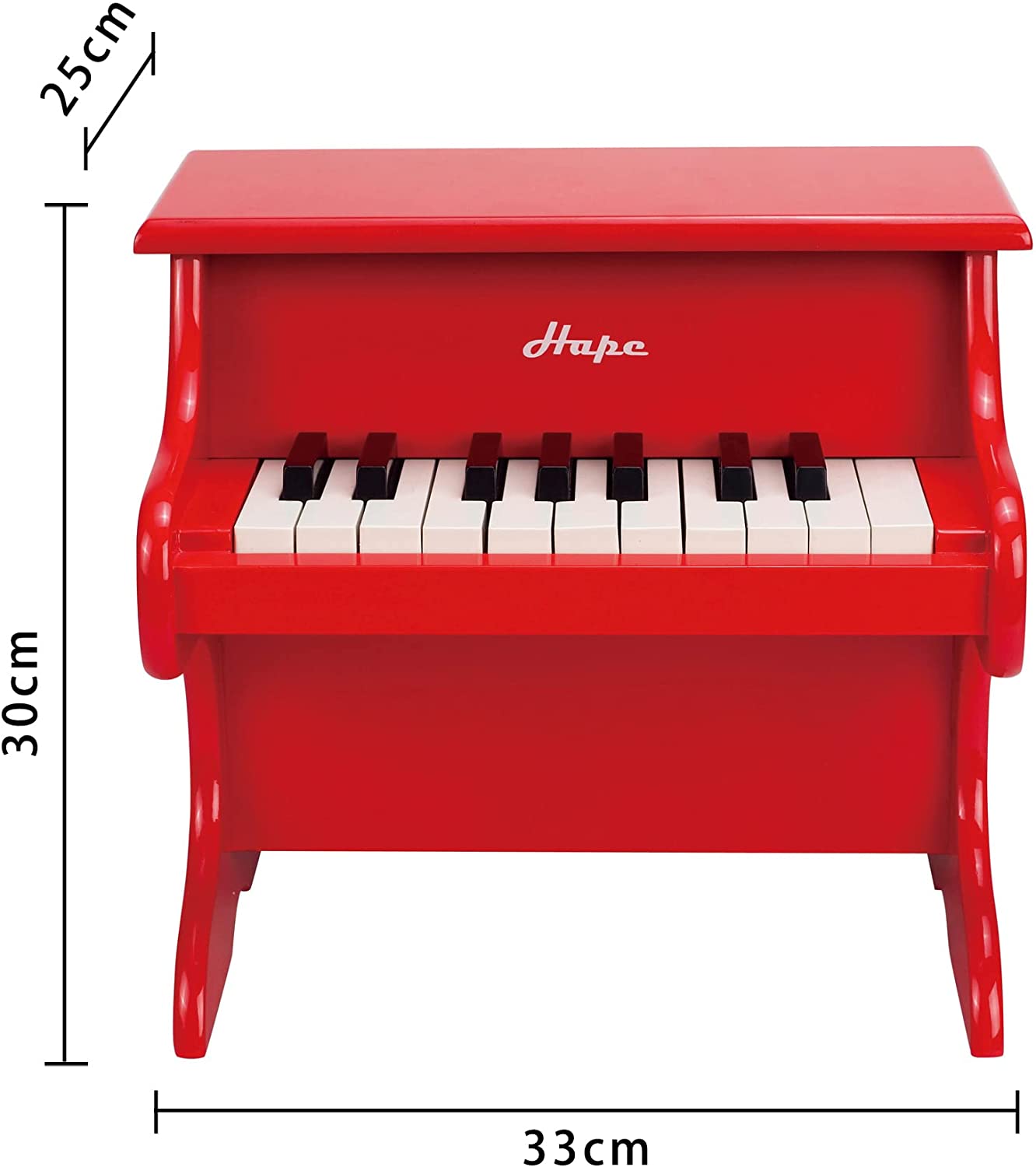 Pianoforte rosso divertente