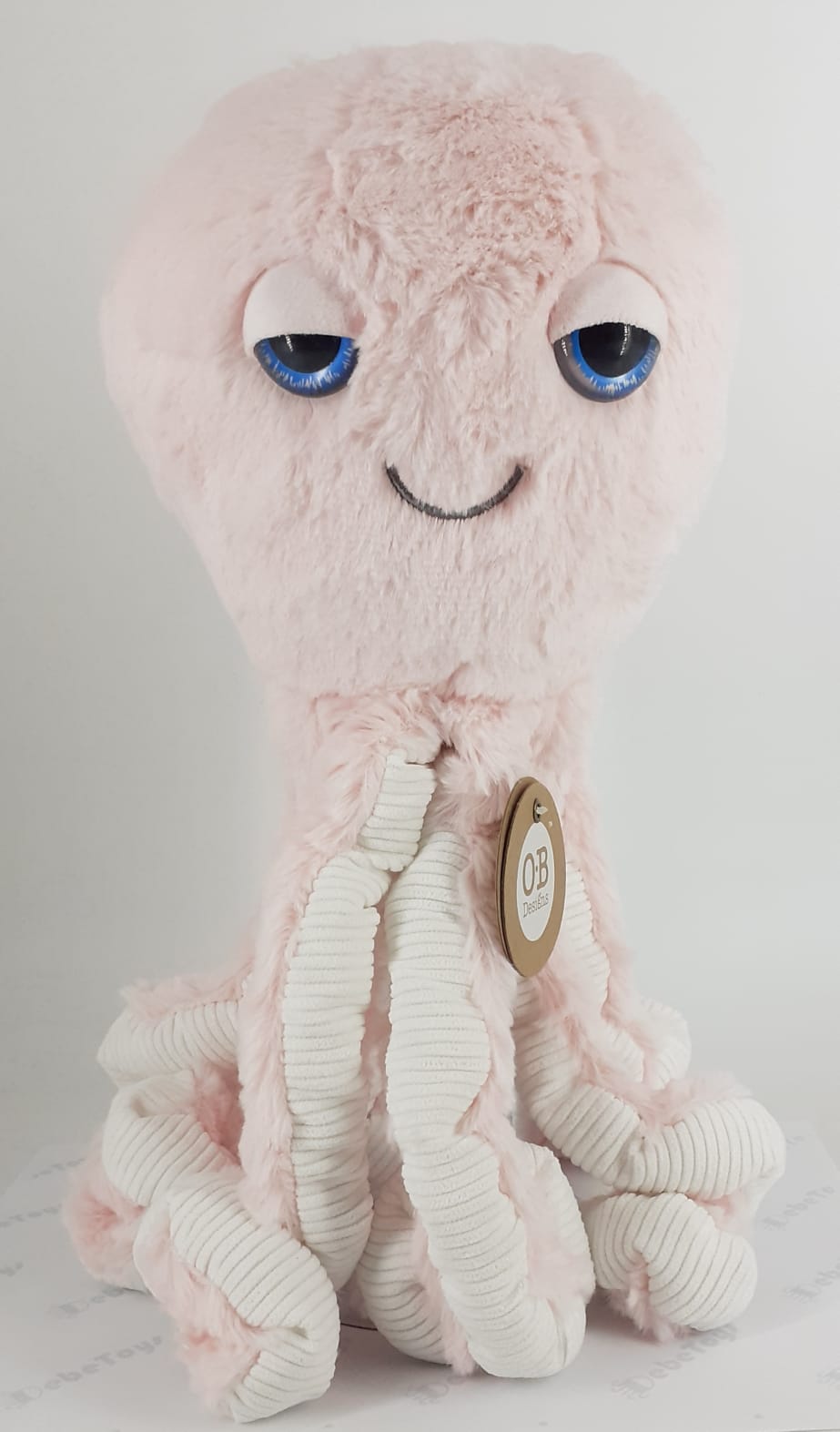 Peluche polipo rosa 38cm