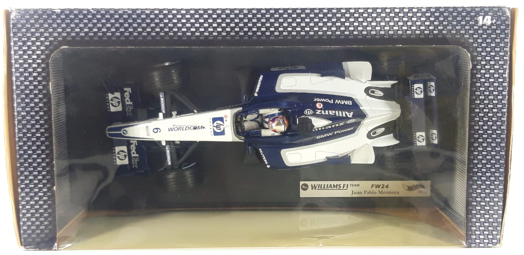 Williams F1 Team Juan Pablo Montoya 2002 Hot Wheels Racing 1:18