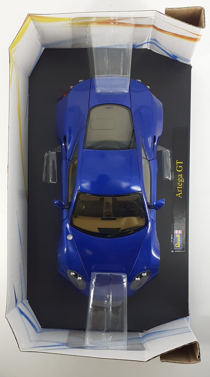 auto Artega GT metalizzata blu 1/18