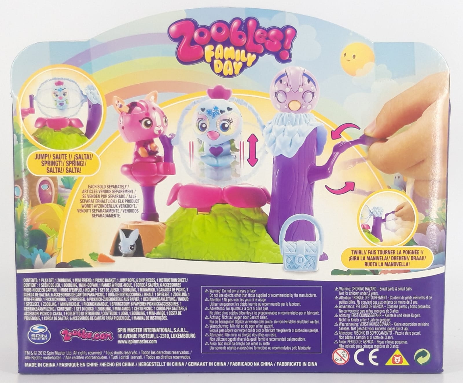 Zoobles family day corda per saltare miniplayset