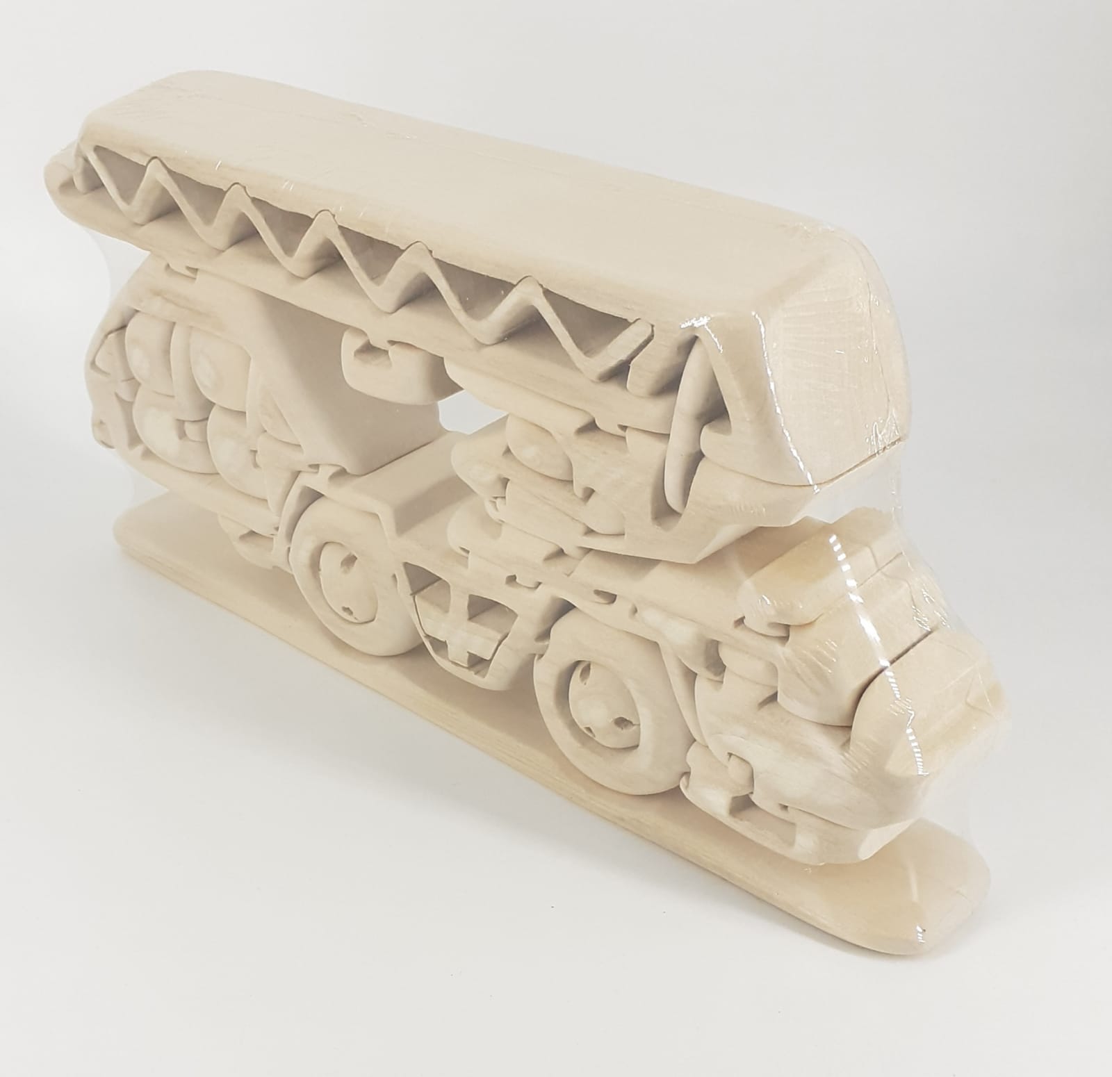 Puzzle 3D Camion pompieri in legno