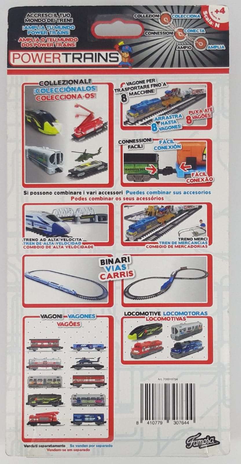 POWER TRAIN Pack 4 Vagoni