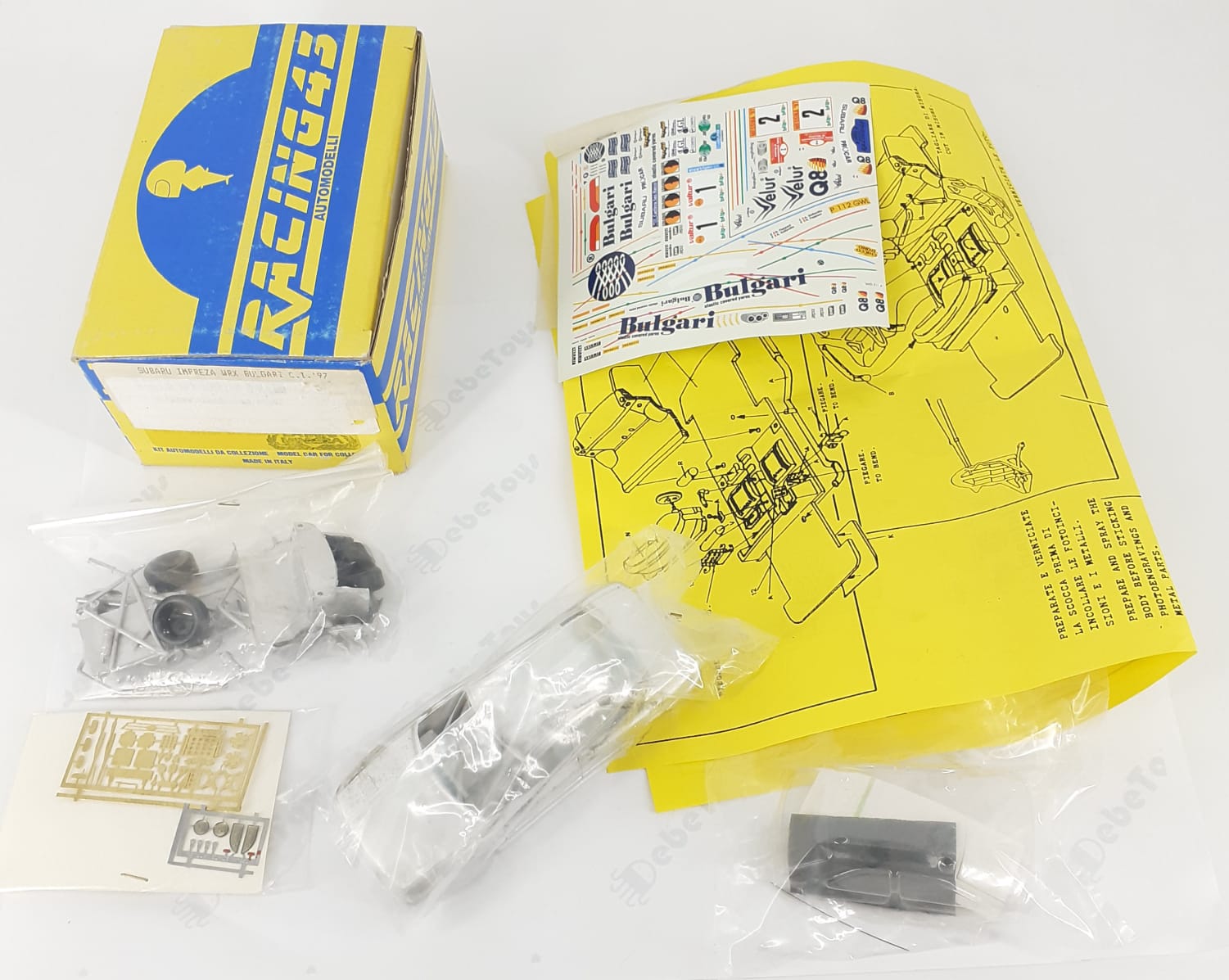 Subaru Impreza WRX Bulgari Lana 1997 kit 1/43