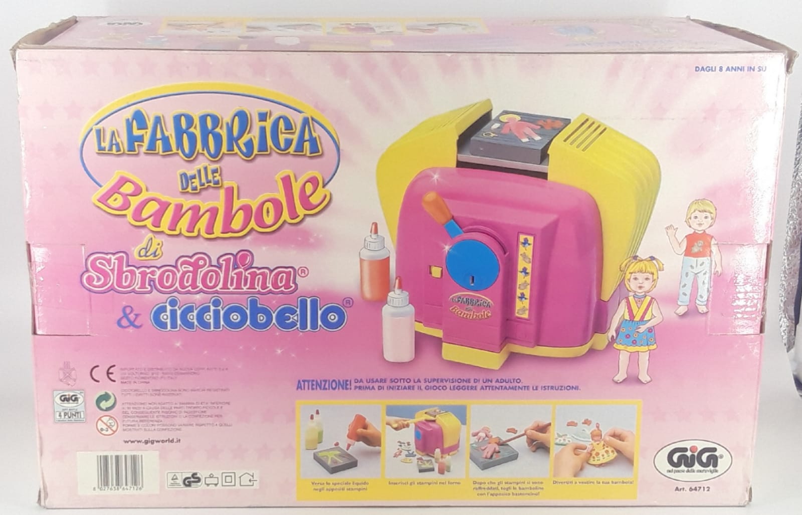 La fabbrica delle bambole di Sbrodolina e Cicciobello