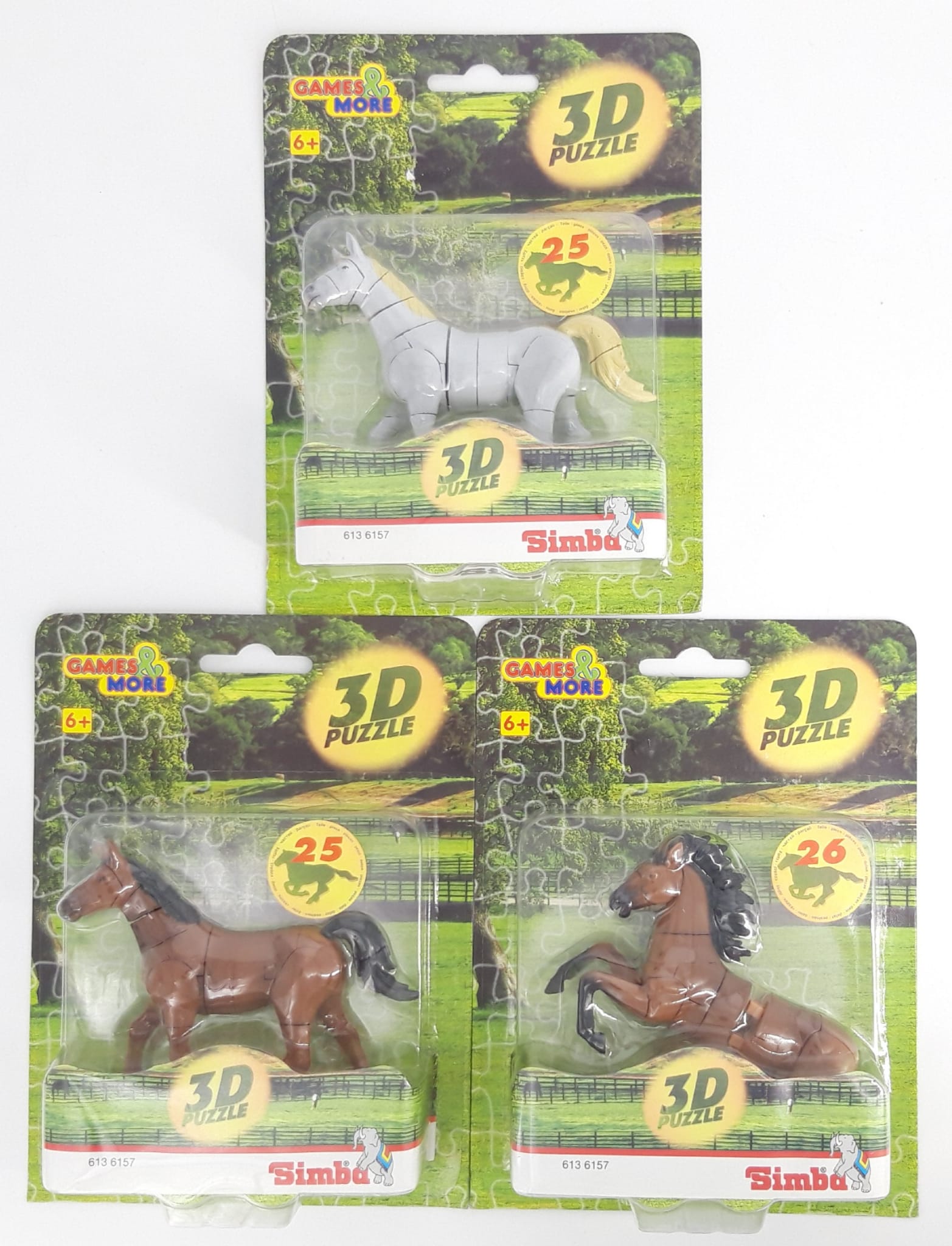 Cavallo puzzle 3D 25pz