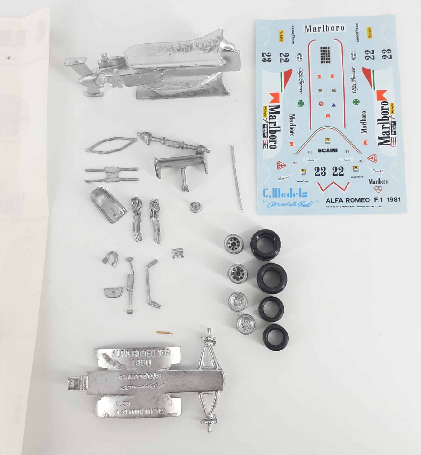 auto Alfa Romeo 179 F1 1980/81 kit 1/43