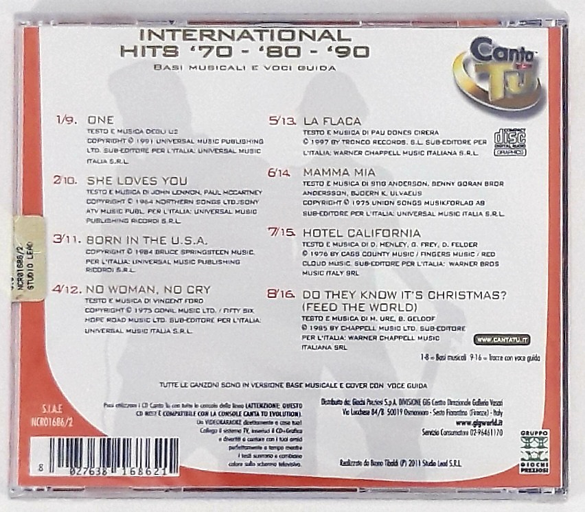 Canta Tu international hits '70-'80-'90