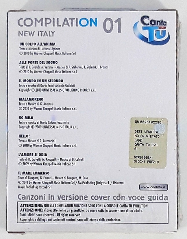 Canta Tu Evolution compilation 1 New Italy