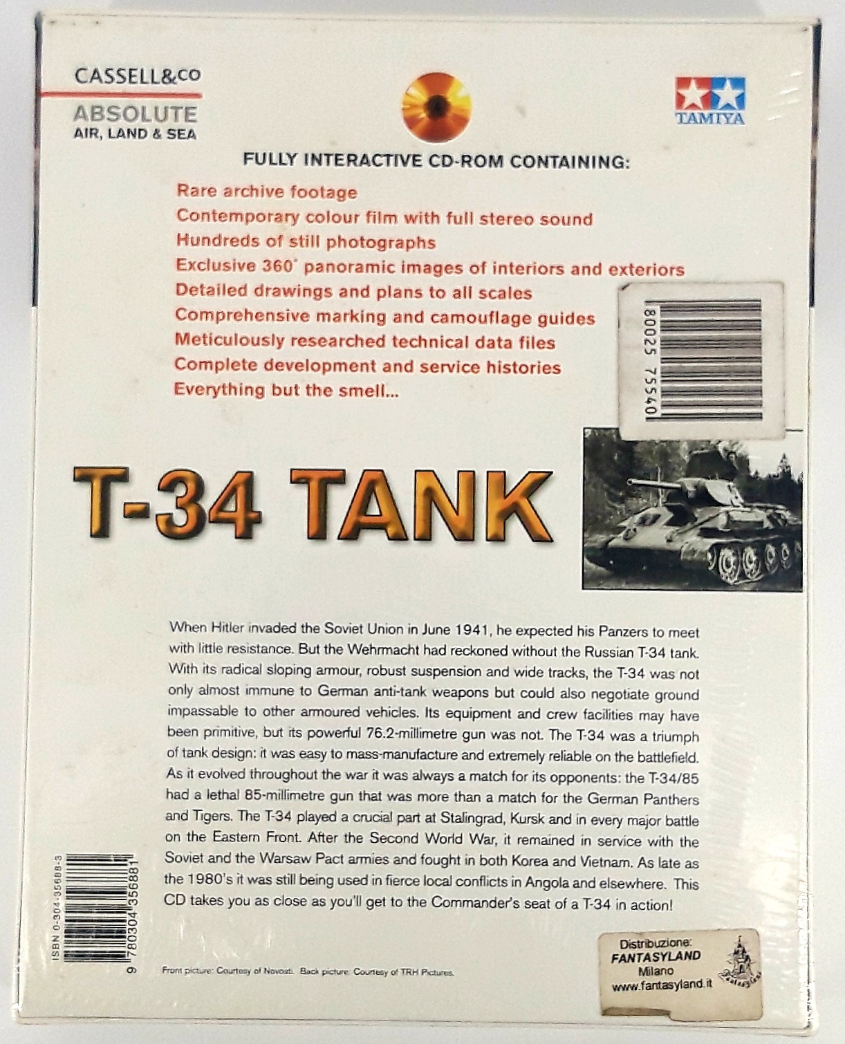 Storia Interattiva del Carro armato T-34 CD-ROM