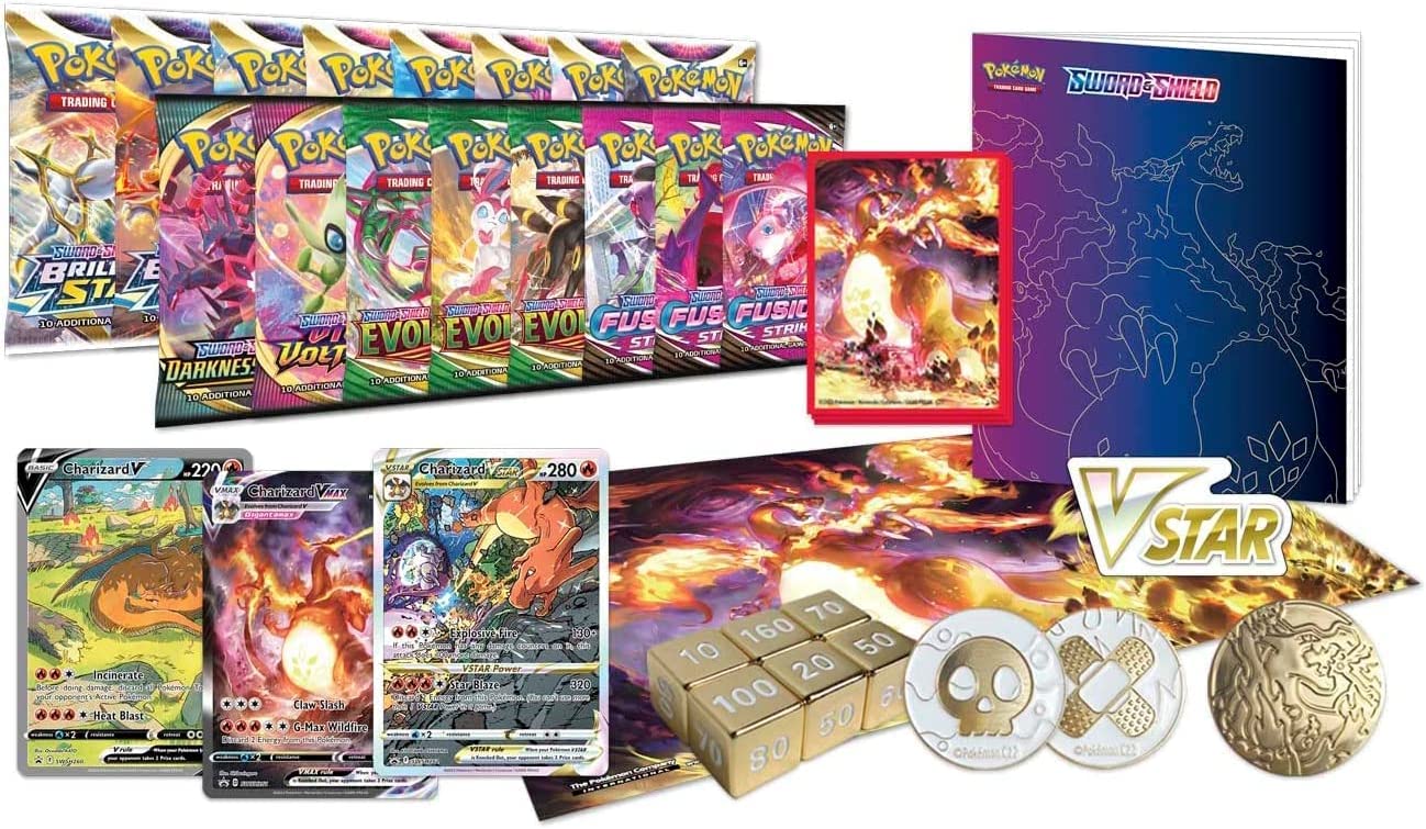 Pokémon collezione Ultra Premium Spada e scudo Charizard