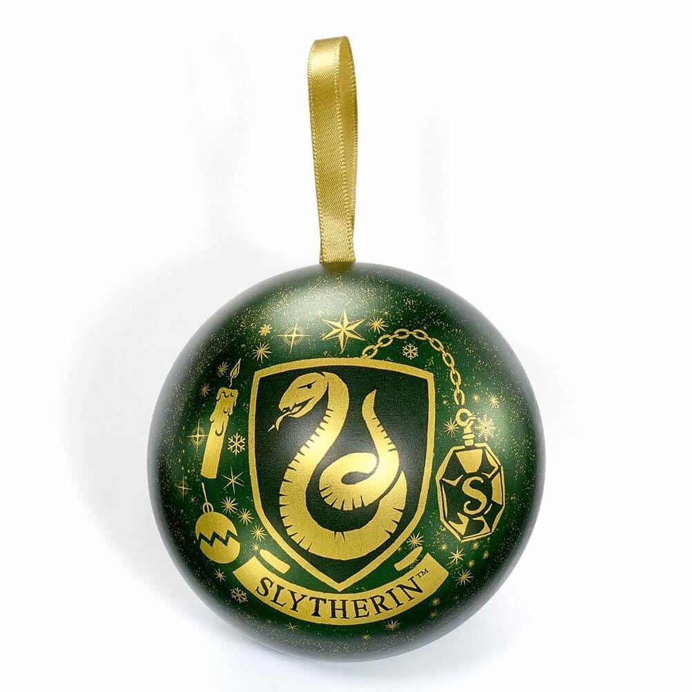 Pallina di natale e collana Serpeverde