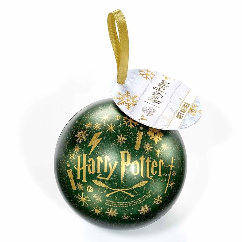 Pallina di natale e collana Serpeverde