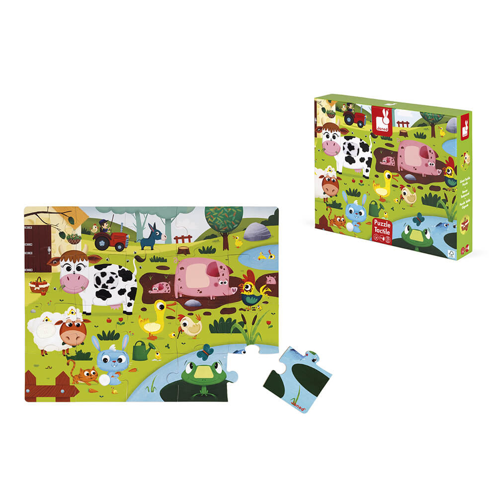 puzzle tattile giornata allo zoo 20PZ