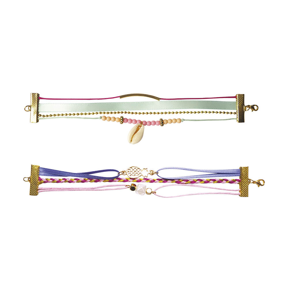 2 braccialetti multifilo Bohemien