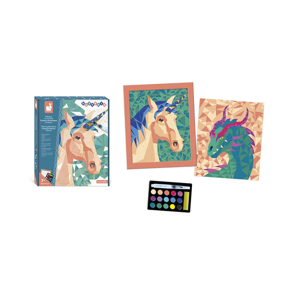 Dipingi con i numeri creature fantastiche