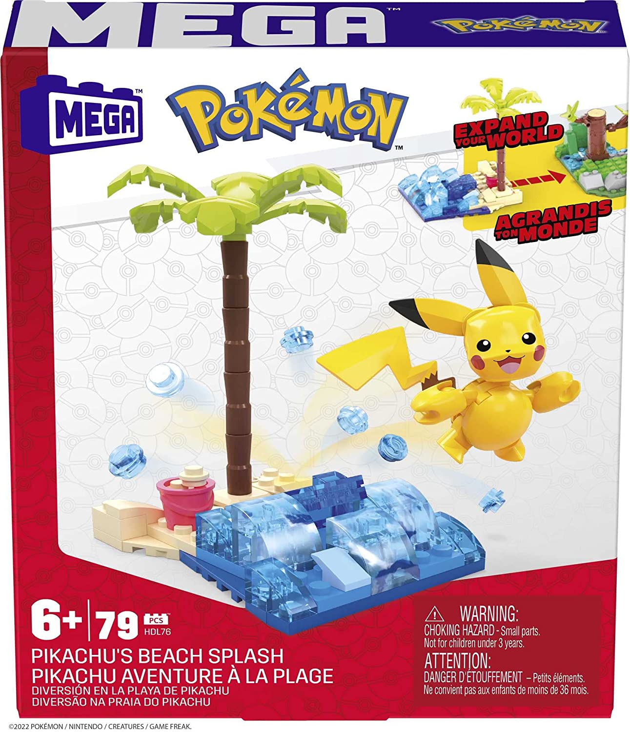 Pokemon Pikachu beach megaconstrux