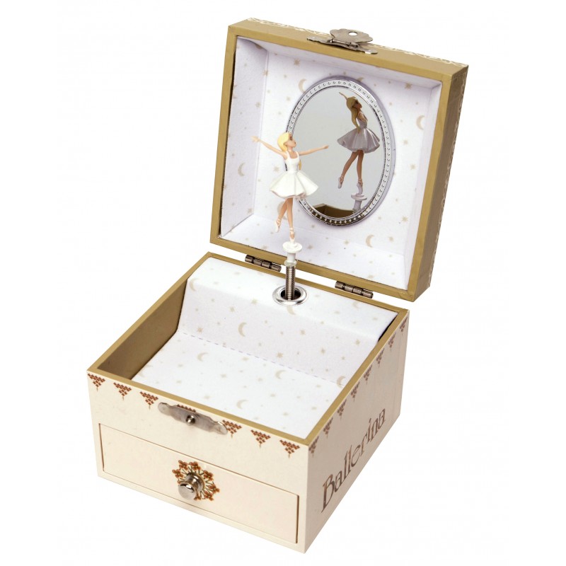 Carillon cubo portagioie fosforescente Ballerina©
