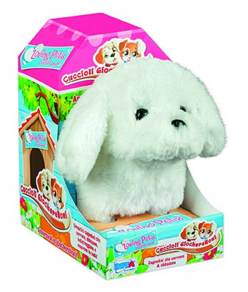 cucciolo cammina e abbaia