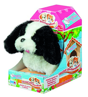 cucciolo cammina e abbaia