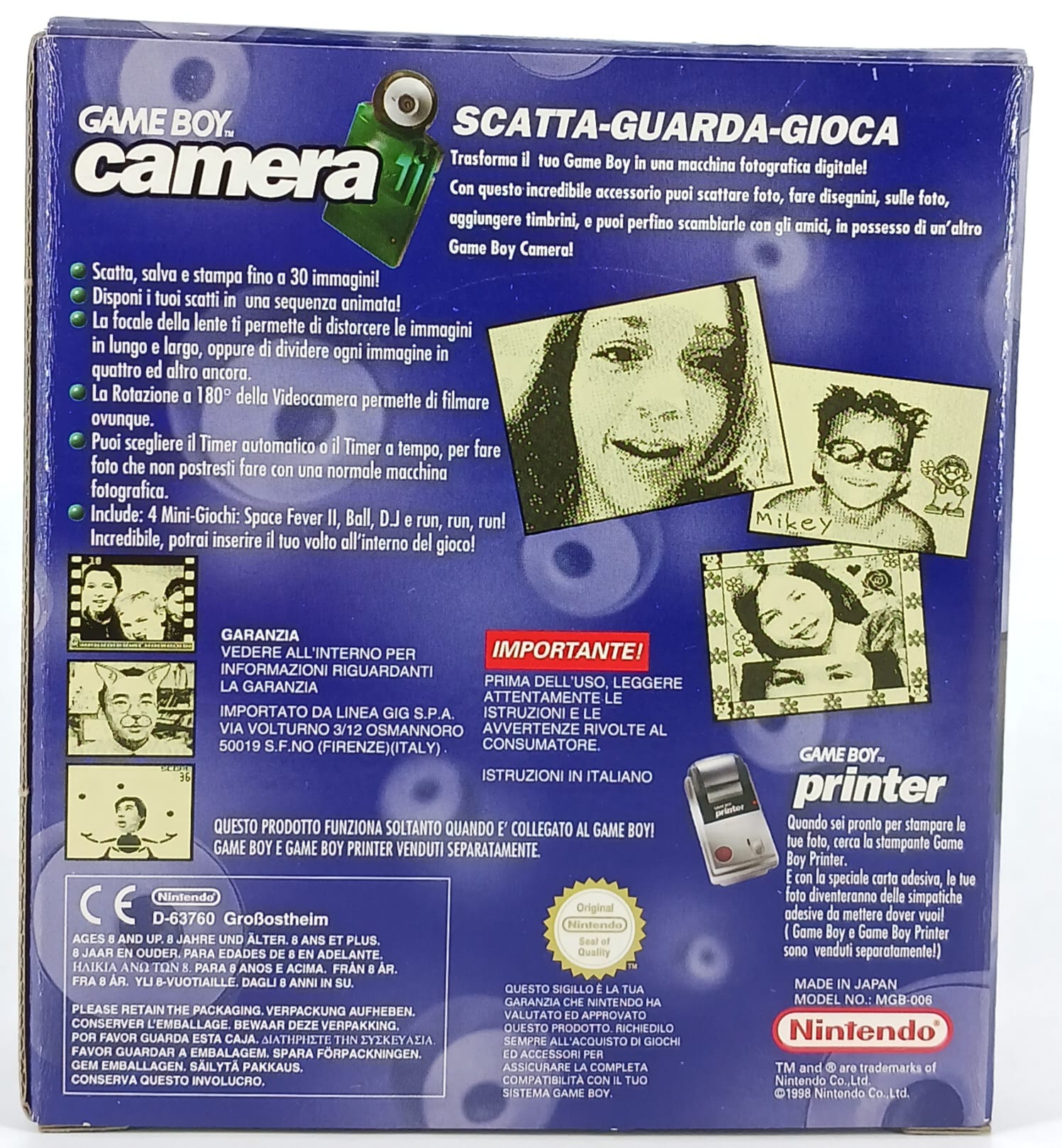 Game Boy camera Verde