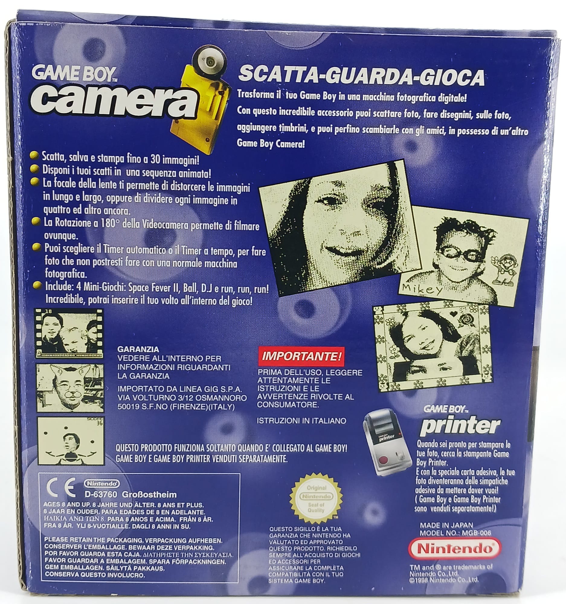 Game Boy camera Giallo