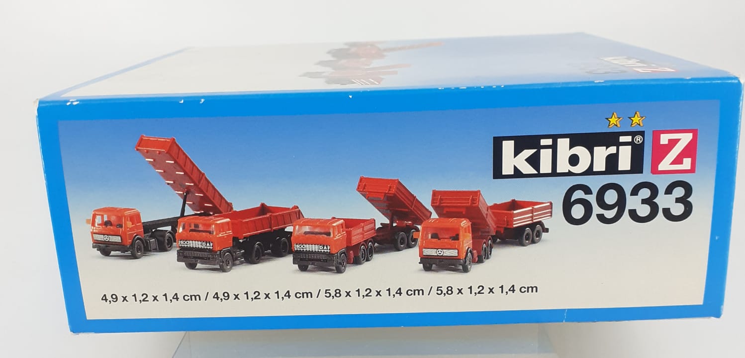 kit 4 camion rimorchio ribaltabili scala Z