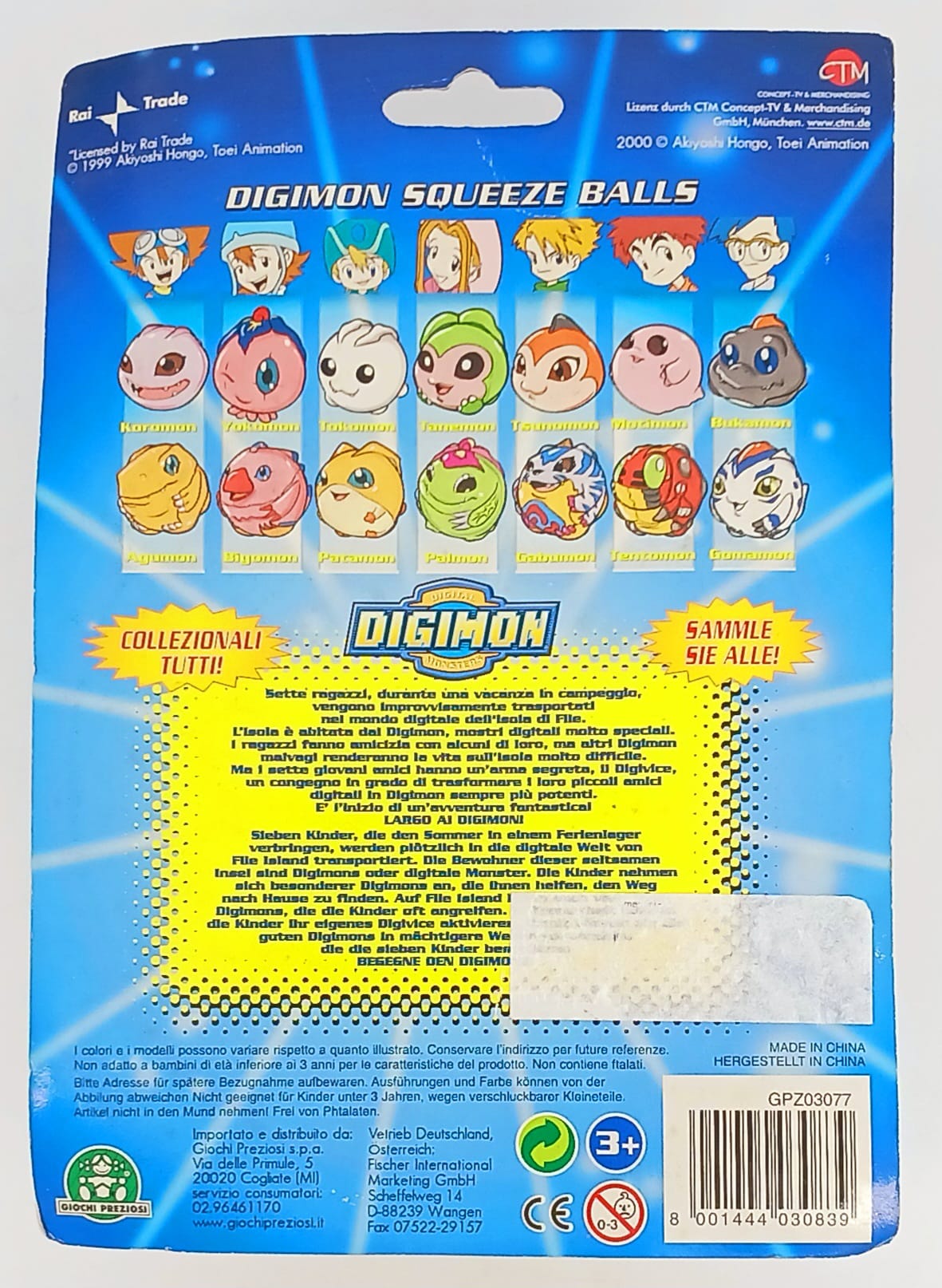 Digimon squeeze balls Motimon e Tentomon