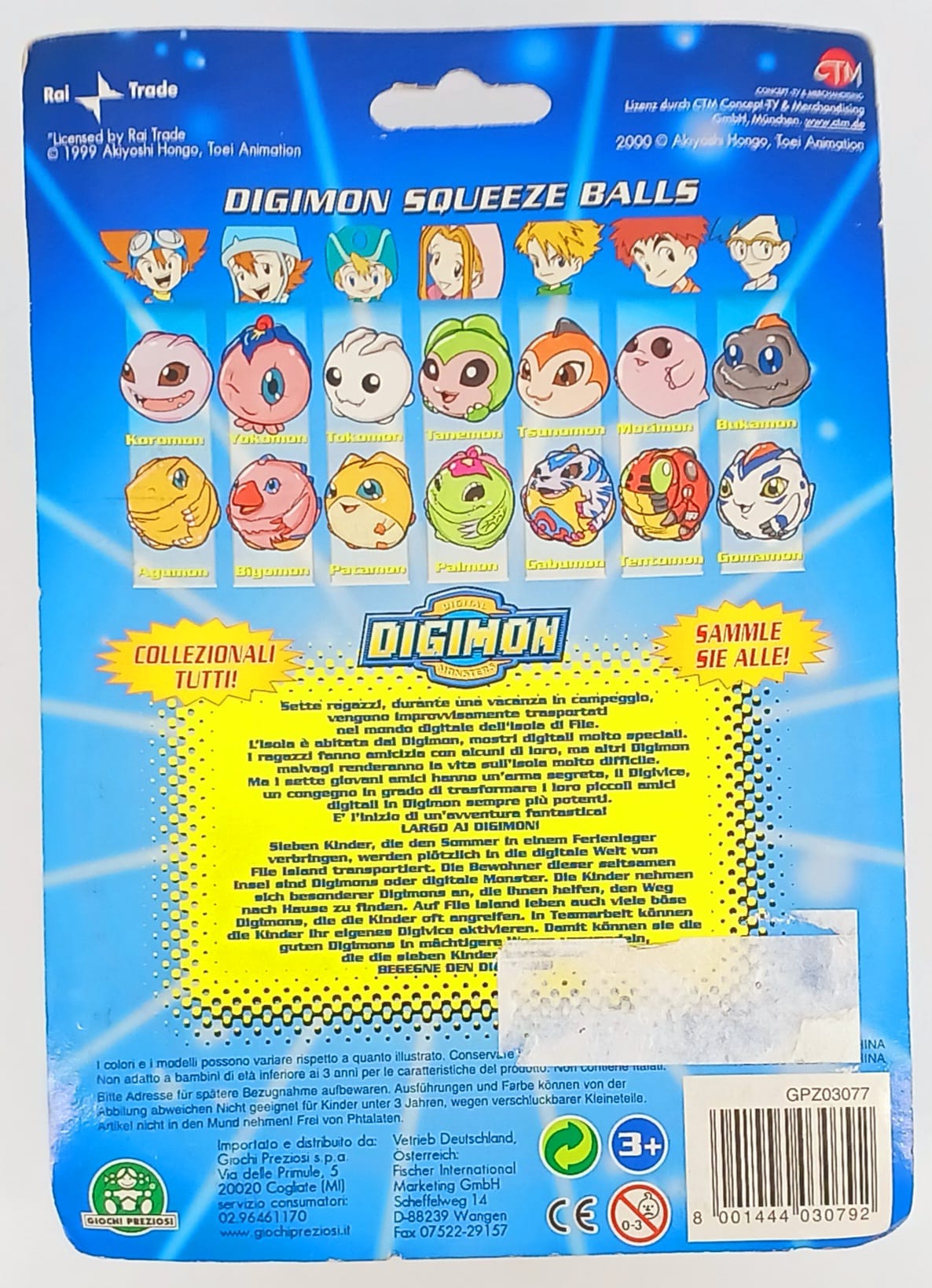 Digimon squeeze balls Koromon e Agumon