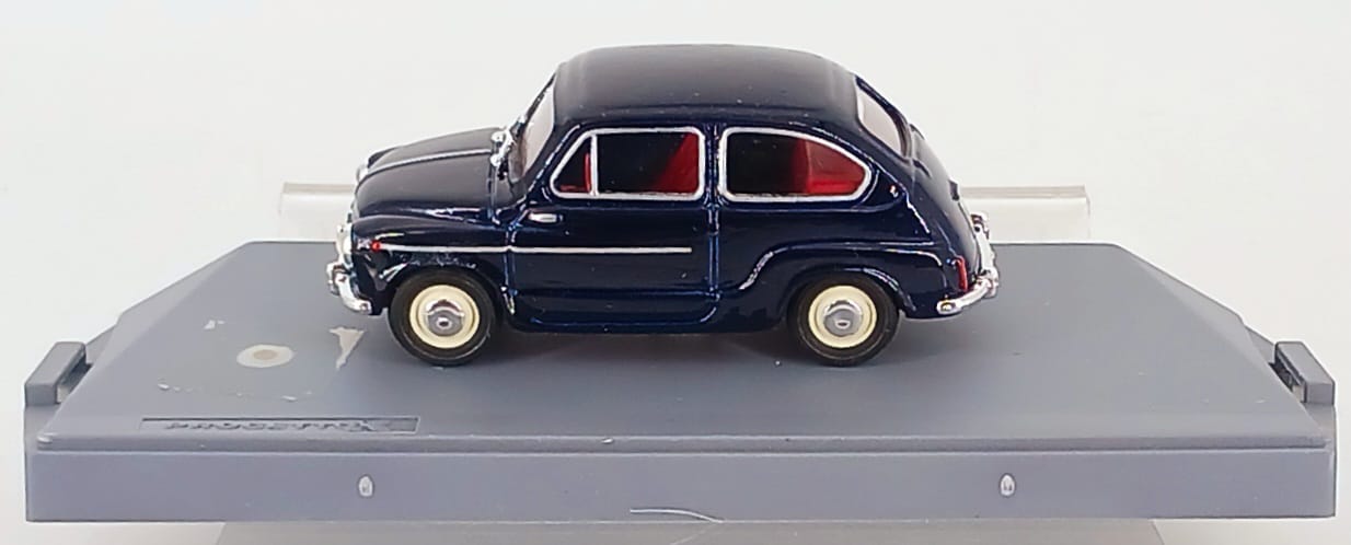 Fiat 600 D Berlina stradale nera 1960 1:43